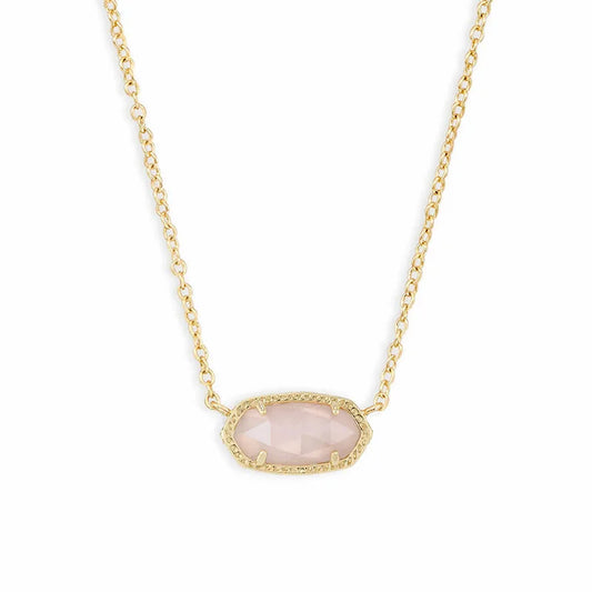 Gold-Plated Crystal Pendant Necklace – Simple Gift for Women, Moms & Teen Girls | No Card, No Branding
