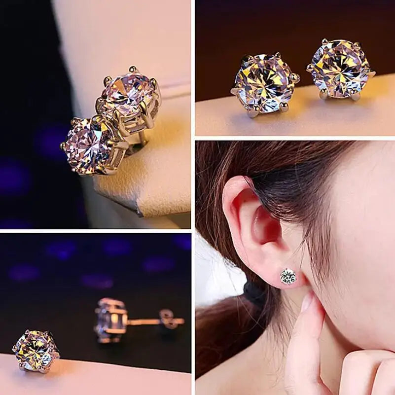 Bridesmaid Jewelry Set – 925 Sterling Silver Necklace, Earrings, and Gemstone Rings for Weddings & Parties